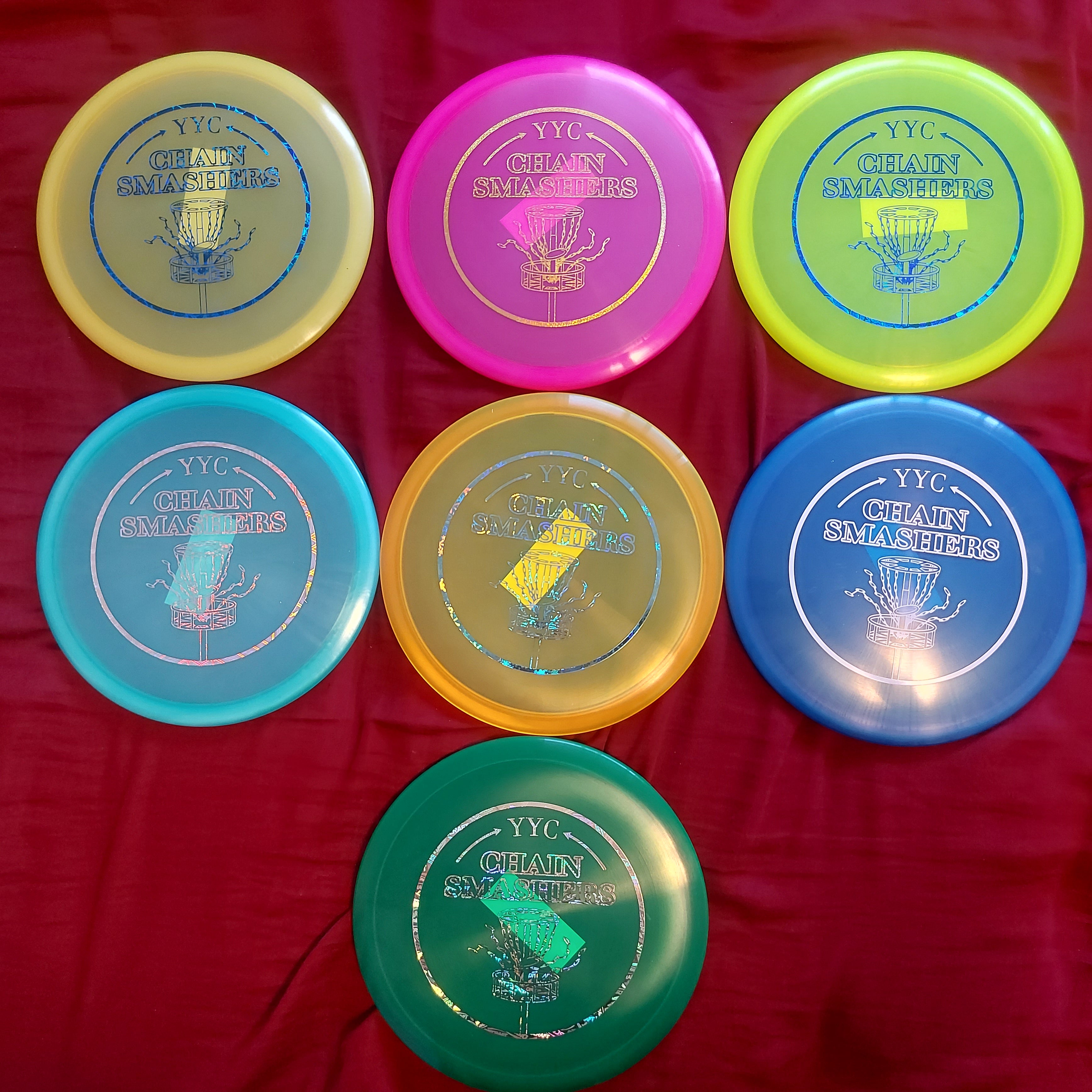 Buzzz Midrange - Z-Line - Discraft - Chain Smashers stamp - fundraiser disc