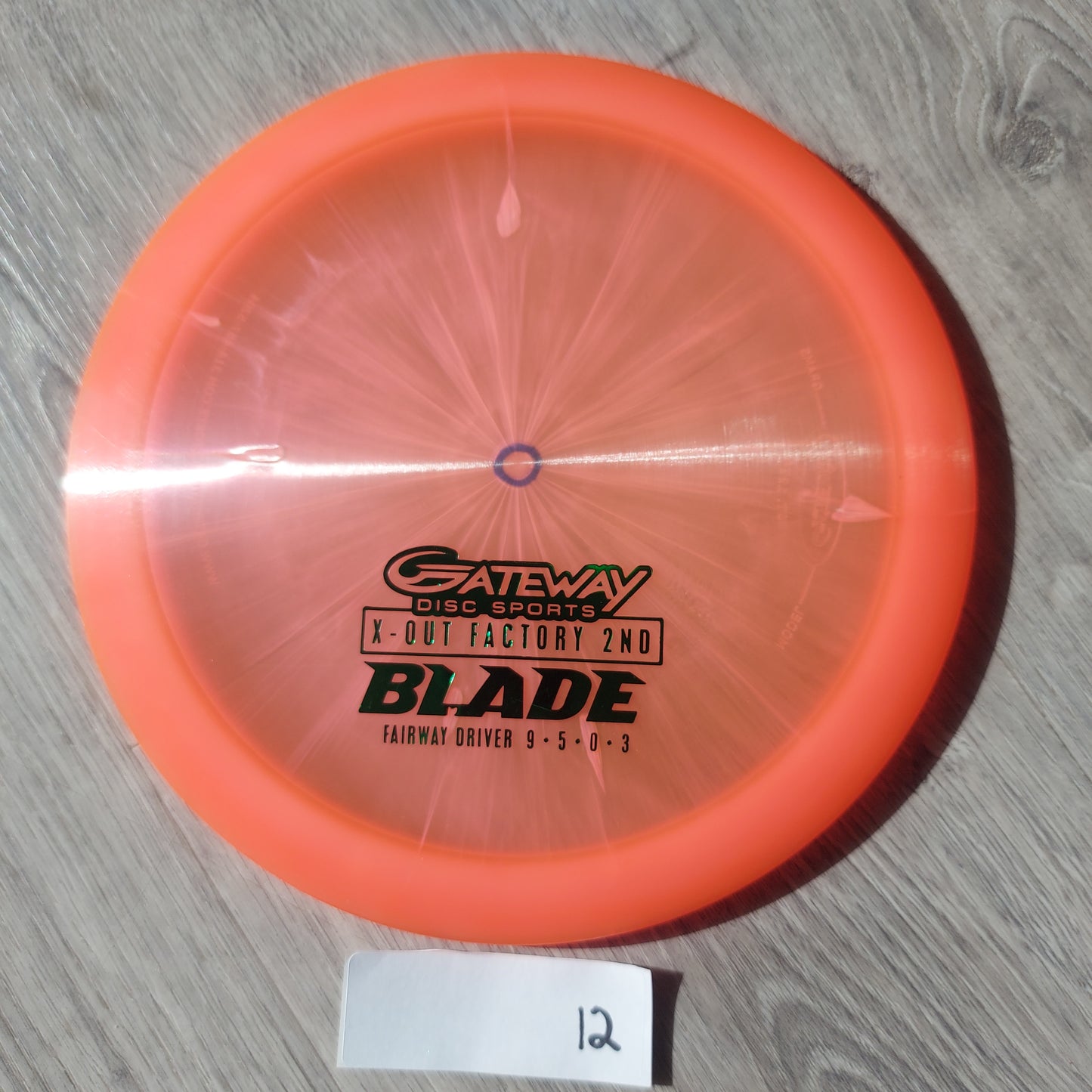 Blade Fairway Driver - Base (1) / Premium (2)- Gateway Underground X-out Factory 2nd - Gateway Discs